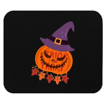 Discover Pumpkin Trick OR Treat Halloween Special Mouse Pads
