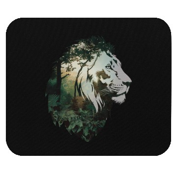 Discover Roaring Lion Mouse Pads
