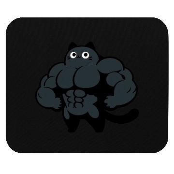 Discover Black Cat Gym Cartoon Mouse Pads