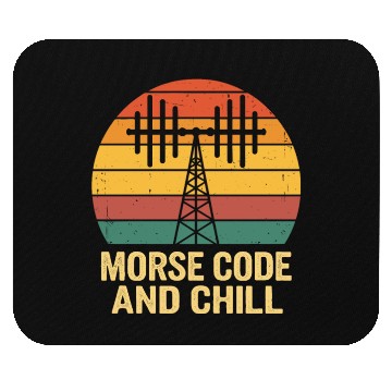 Discover Amateur Radio Operator Ham Radio Morse Code And Mouse Pads