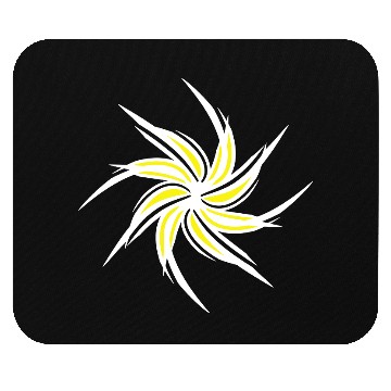 Discover Swirl Flower Spring Summer Flowers Beautiful Art Mouse Pads