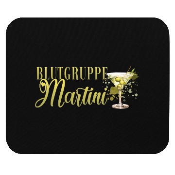 Discover Blutgruppe Martini Cocktail Bartender Mouse Pads