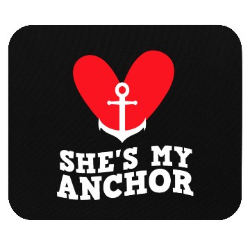 Discover She's my anchor Matching couple valentine's day Mouse Pads