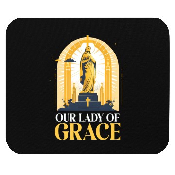 Discover Virgin Mary Our Lady Of Grace Mouse Pads