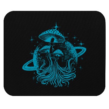 Discover Galaxy Mushroom Mouse Pads