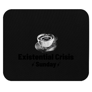 Discover Existential Crisis, Funny Philosophy Major Mouse Pads
