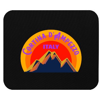 Discover Mountain Cortina d Ampezzo, Italy Mouse Pads