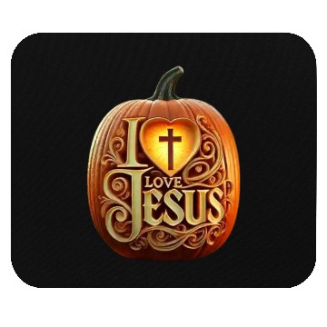 Discover i love jesus Mouse Pads