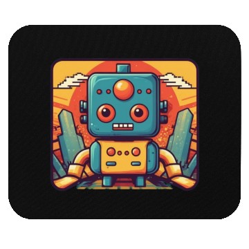 Discover Adorable Robot Buddy Mouse Pads