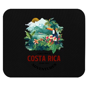 Discover Costa Rica Nature & Macaw Adventure Mouse Pads