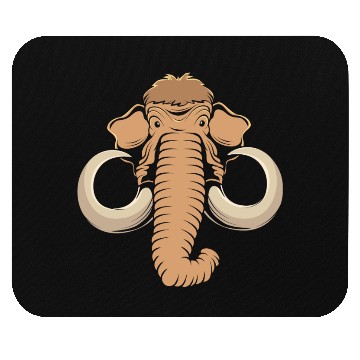 Discover Cute Woolly Mammoth Elephant In A Pocket Mouse Pads