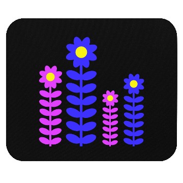 Discover Many Pretty Daisy Flowers Decorative Nature Design Mouse Pads