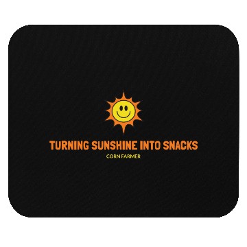 Discover Turning Sunshine into Snacks Corn Farmer Mouse Pads