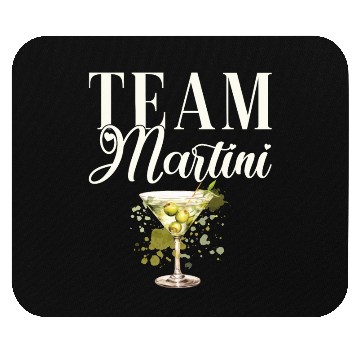 Discover Team Martini Cocktail Bartender Mouse Pads