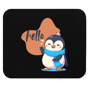 Discover Hello Penguin Mouse Pads