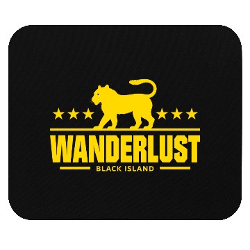 Discover Wanderlust, Lion Mouse Pads