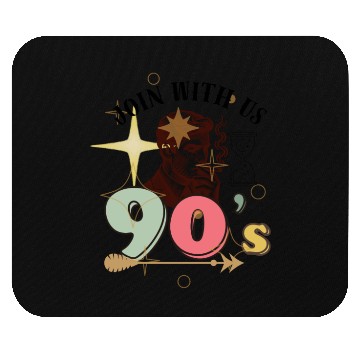 Discover Join With Us 90's Mouse Pads