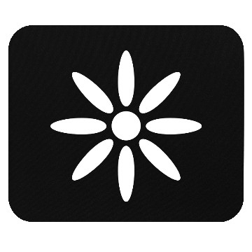 Discover Small Daisy Flower White Decorative Sun Nature Mouse Pads