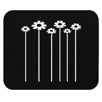 Discover Many Pretty Daisy Flowers Decorative Nature Design Mouse Pads