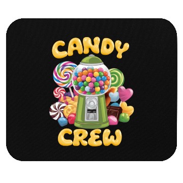 Discover Candy Security Crew Lollipop Gummy Sweet Birthday Mouse Pads