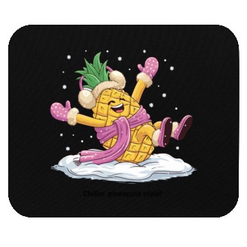 Discover Chillin' pineapple style Mouse Pads