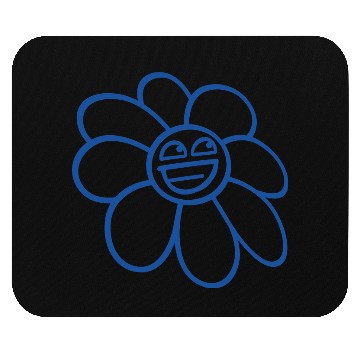 Discover Sweet Flower Spring Summer Nature Funny Face Fun Mouse Pads