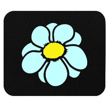 Discover Small Daisy Flower White Decorative Nature Design Mouse Pads