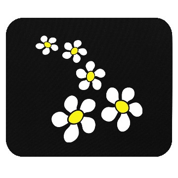 Discover Many Pretty Daisy Flowers Decorative Flower Design Mouse Pads