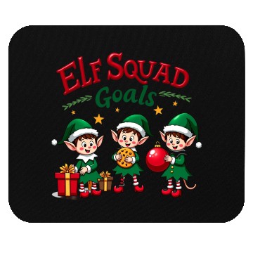 Discover Elf Squad Goals Mouse Pads