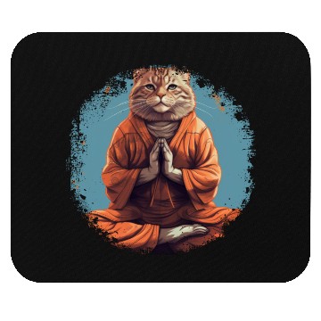 Discover Yoga cats Mouse Pads