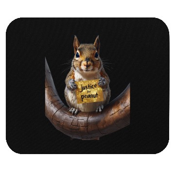 Discover Justice for peanut squirrel lovers Mouse Pads