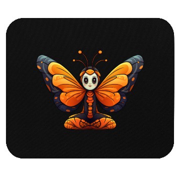 Discover Butterfly Yoga Mouse Pads