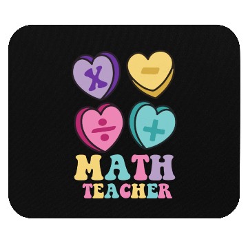 Discover Math Teacher Valentine's day math lover Mouse Pads
