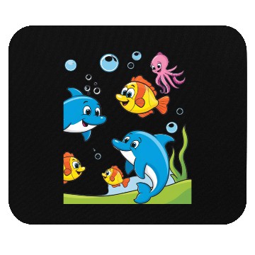 Discover Dolphins and Friends Mouse Pads