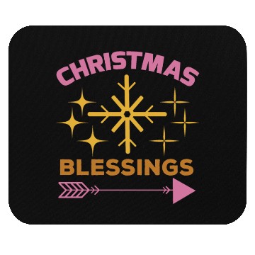 Discover Christmas Blessings Mouse Pads