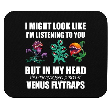 Discover Venus flytrap lover's life! Mouse Pads
