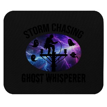 Discover Storm Chasing Ghost Whisperer – Lineman Halloween Mouse Pads