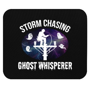 Discover Storm Chasing Ghost Whisperer – Lineman Halloween Mouse Pads