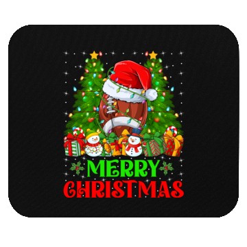 Discover Rugby Christmas Mouse Pads