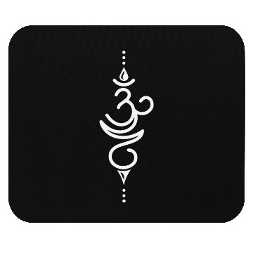Discover Yoga Breathe Symbol Graphic Relaxation Mindfulness Mouse Pads
