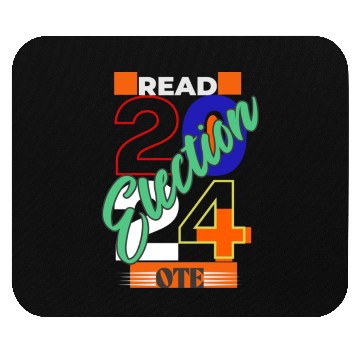 Discover Read the question Vote Election 2024 Mouse Pads