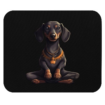 Discover Dachshund Yoga Mouse Pads