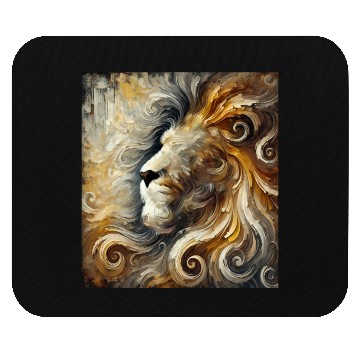 Discover Abstract Lion Mouse Pads
