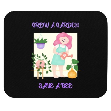 Discover Grow A Garden Save A Bee Mouse Pads