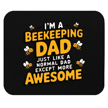 Discover Beekeeping dad Mouse Pads
