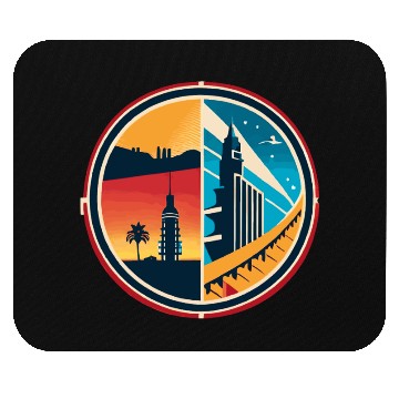 Discover Los Angeles Mouse Pads