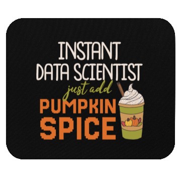 Discover Data Scientist Thanksgiving Pumpkin Spice Mouse Pads