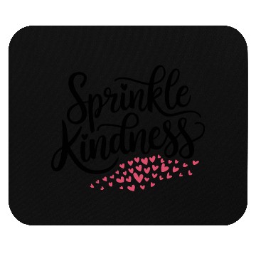 Discover Sprinkle Kindness with Love Hearts Mouse Pads
