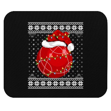 Discover Bocce Player Ugly Christmas Mouse Pads
