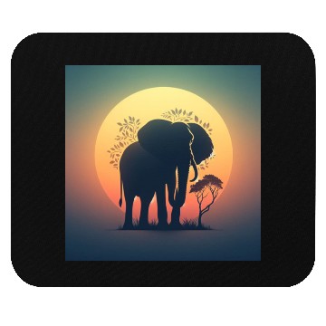 Discover Elephant Graphic Mouse Pads
